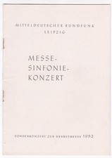 Programmheft MDR Leipzig