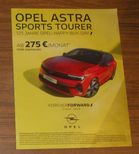 Seltene werbung opel astra - werbung,