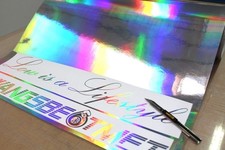 Hologramm Chrom Vinylfolie