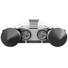 Slipräder Schlauchbooträder Heckräder klappbar Ein-Hand Bedienung Edelstahl V4A