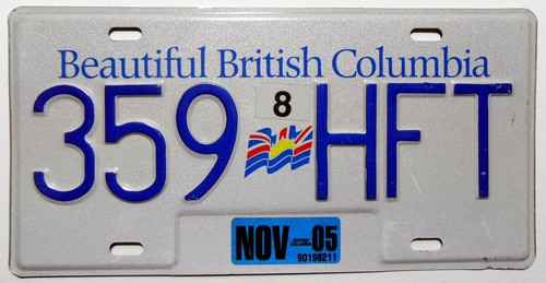 Nummernschild aus canada - nummernschild,