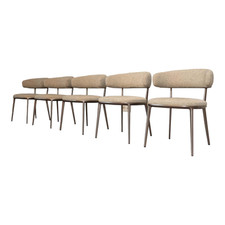 Maxalto Stuhlgruppe Caratos Bezug Stoff Liseo Grau 2552115 Gestell 