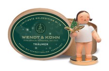 Wendt & Kühn Träumer, Engel mit Schmetterling Goldedition No 13 dunkel o blond 
