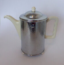 Thermisol Isolierkanne Art Deco - Fürstenberg-Porzellan  Metallmante 1,4 L