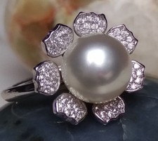 Echte Südsee Perlen Ring