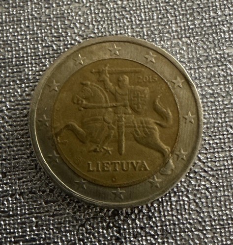 Euro münze lietuva - 2,
