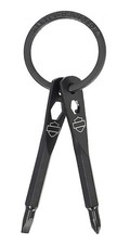 Harley-Davidson® Multi Duo Tool Schlüsselanhänger Stahl Matt Schwarz Finish Artikel # MAU204
