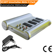 Scart umschalter 12v aktiv - umschalter,