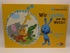 Wir laufen um die Wette Kikaninchen Noris Brettspiel Gesellschaftsspiel LESEN!