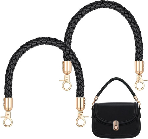 Kurze schwarze taschenhenkel - schwarze,