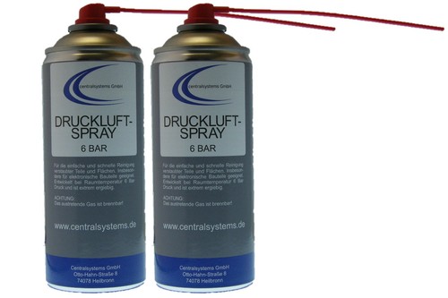 Druckluftspray 400ml mit - 2x,