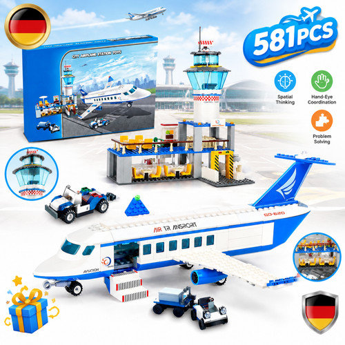 Flugzeug baustein set - flugzeug,