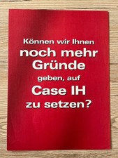 Case IH Gesamtprogramm Traktoren Mähdrescher Landmaschinen Prospekt Brochure