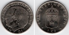 Schweden 1 Krone 1991