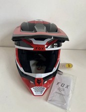 Fox nitro helm - schwarz, rot