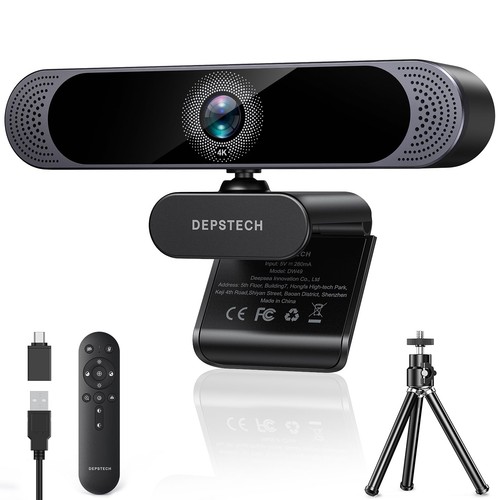 Depstech webcam ultra - 4k,