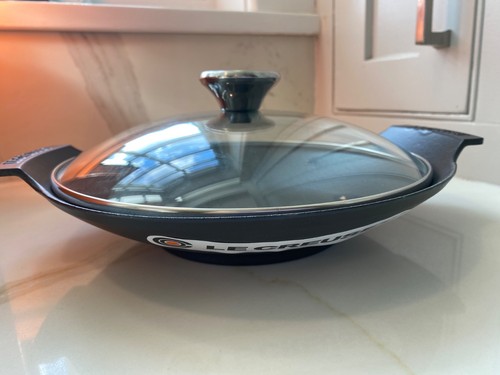 Creuset mini wok with glass - le,