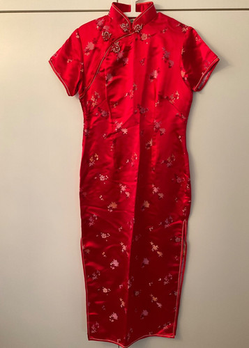 Sexy rotes satinkleid - sexy,