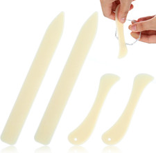 4 Stück Falzbein aus Knochen