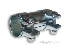 1x Auspuff Rohrverbinder 50mm Doppelschelle Verbinder 50x54,5x125mm Angebot