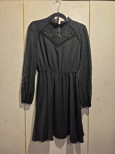 Abendkleid mit spitze - abendkleid, schwarz