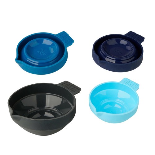 Silikon messbecher set - set, 4-tlg