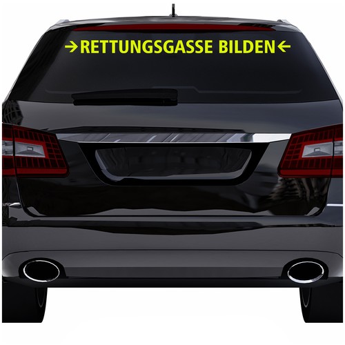 Rettungsgasse bilden 58cm - rettungsgasse,