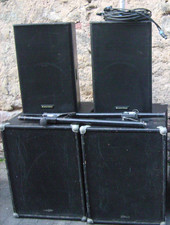 Kompl. Musikanlage - DJ-Anlage - ohne Mixer/Tonabnehmer - Beschreibung lesen!