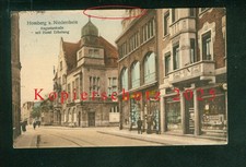 AK Homberg am Rhein, Duisburg, Augustastraße mit Hotel Erholung, gel. 1922