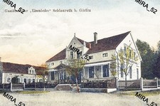 Fk  Görlitz i.Schl.- Jahr 1922 - Schlauroth - Restaurant "Zur Eisenbahn" !!!