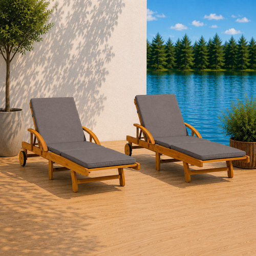 2er set sonnenliegen mit - set,