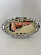 Vintage Mohawk Airlines Uhr | Werbeuhr | Aviation Memorabilia | 50er/60er