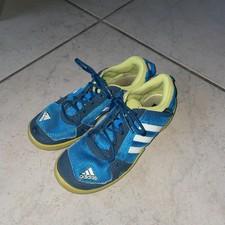 adidas Hallen-Turnschuhe, Größe 32 Neon, Blau ,Jungen, Fußball-Schuhe