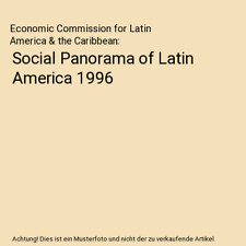 Social Panorama of Latin America 1996, Economic Commission for Latin America & t