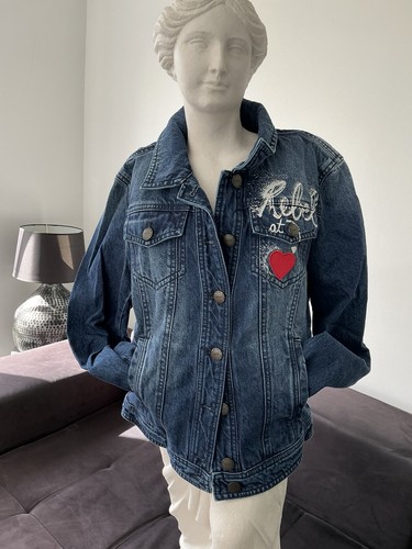 Jeansjacke marccain neuwertig - jeansjacke,