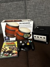 Nintendo GameCube Schwarz Mit Donkey Kong Jungle Beats Set