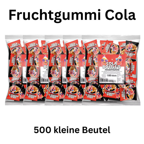 500 cola fruchtgummi mini - cola,