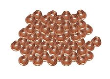 KUPFER Mutter mit Bund M8 od. M10 DIN6927 Kupfermutter für Auspuff Krümmer etc.