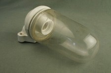 WILHELM WAGENFELD Bauhaus alte Wandlampe Porzellanfuß Glasdom