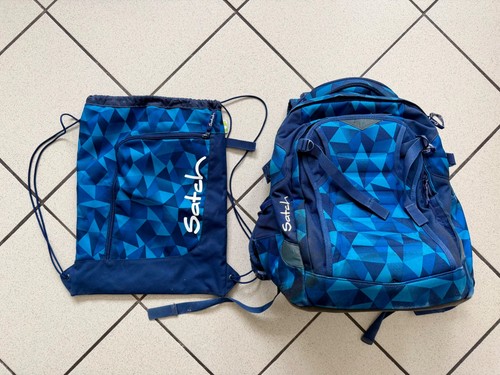 Satch match schulrucksack - match, blue