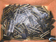 h0 gleise konvolut ca. 500 Gleisstücke gebogen 8cm ohne Schienenverbinder