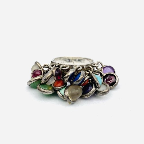Silber ring mit - ring,