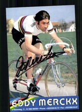 Eddy Merckx Autogrammkarte Originial Signiert Tour de France Sieger+ A 253751
