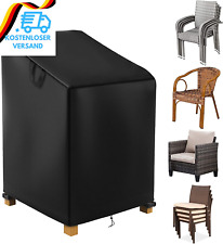 Raweao Gartenstuhle Abdeckung Wasserdicht, Gartenstühle Schutzhülle Für Stapelst