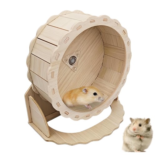 Holzlaufrad 23cm für hamster - 23cm,