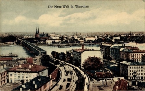 Warszawa warschau polen - ak,