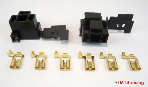 Fassung stecker sockel - 2x, h4