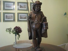 Oberammergauer Holzfigur - Nachtwächter - 85 cm Höhe