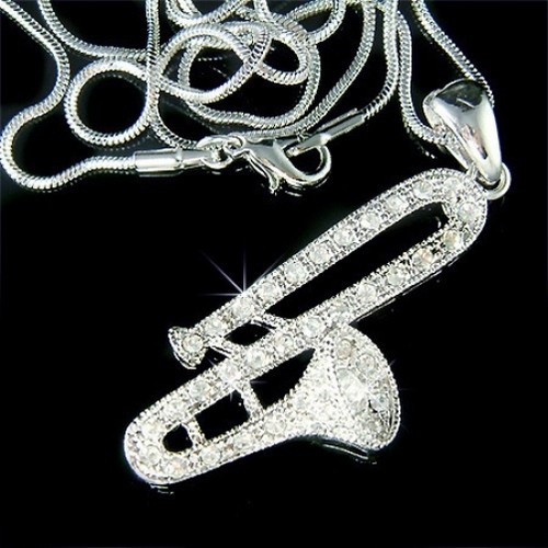 Posaune mit swarovski - posaune,