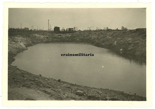 Orig foto zerstörtes bahnhof - zerstörtes,